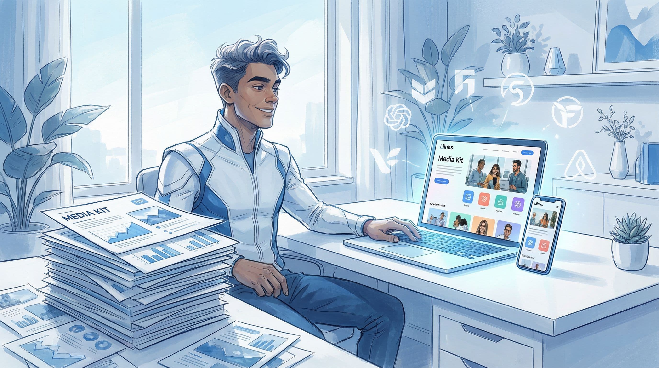 Stop Sending Brands Your Media Kit as a PDF: Build a Living, Breathing Version on Liinks Instead