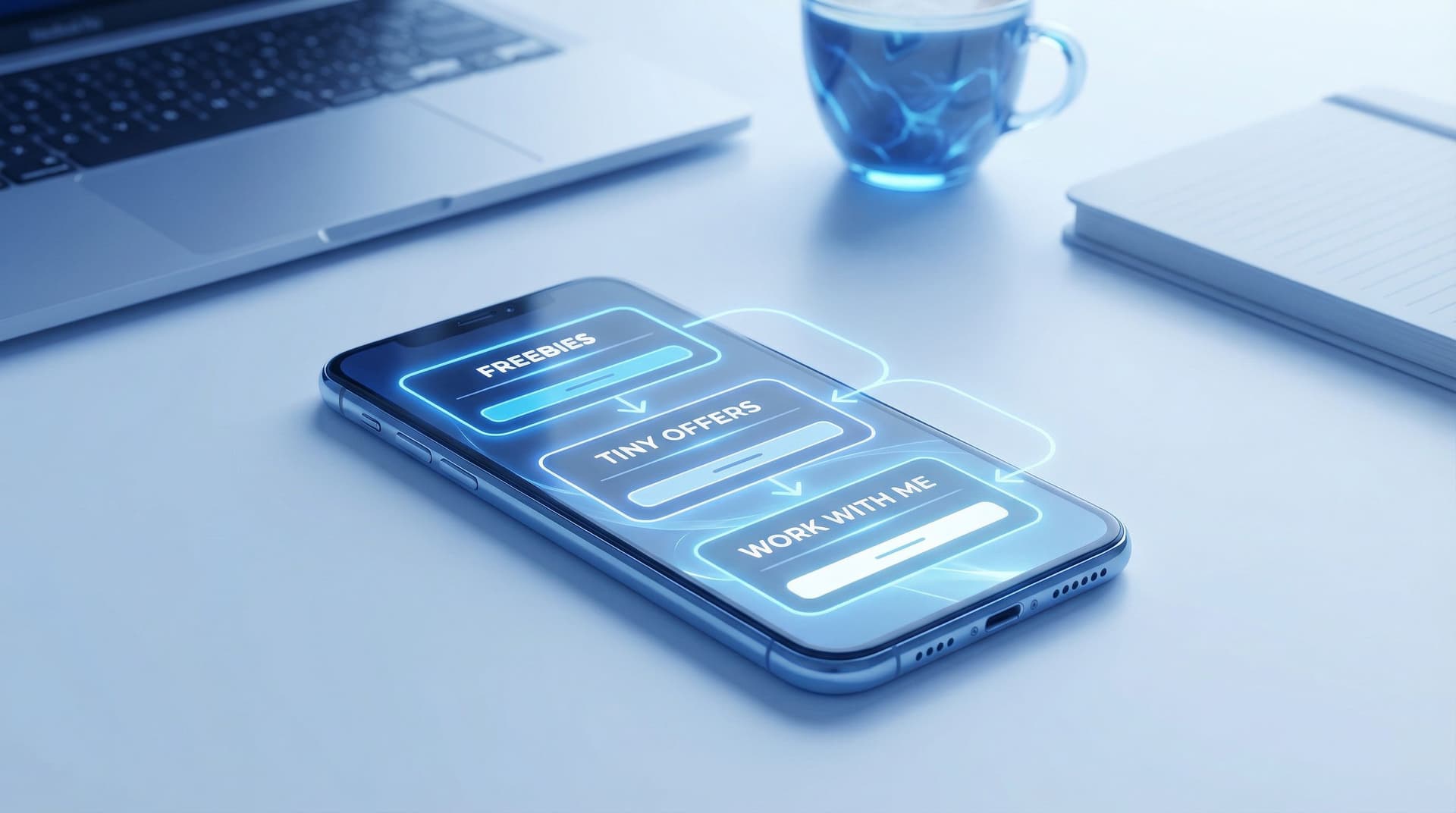 The Anti-Overwhelm Offer Stack: How to Organize Freebies, Tripwires, and Core Offers on a Single Liinks Page