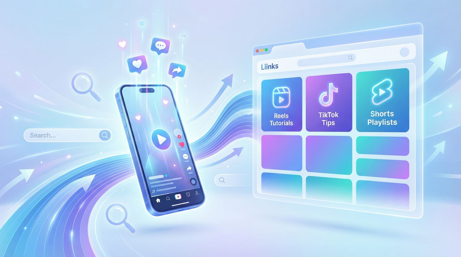 SEO, But Make It Short-Form: How to Turn Reels, Shorts, and TikToks into Searchable Liinks Hubs